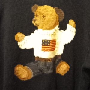Polo by R.L Vintage (1991) Steif bear 🐻 sweater